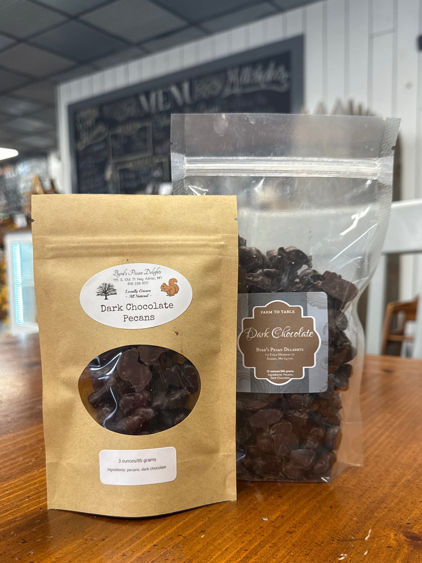 Dark Chocolate Pecans