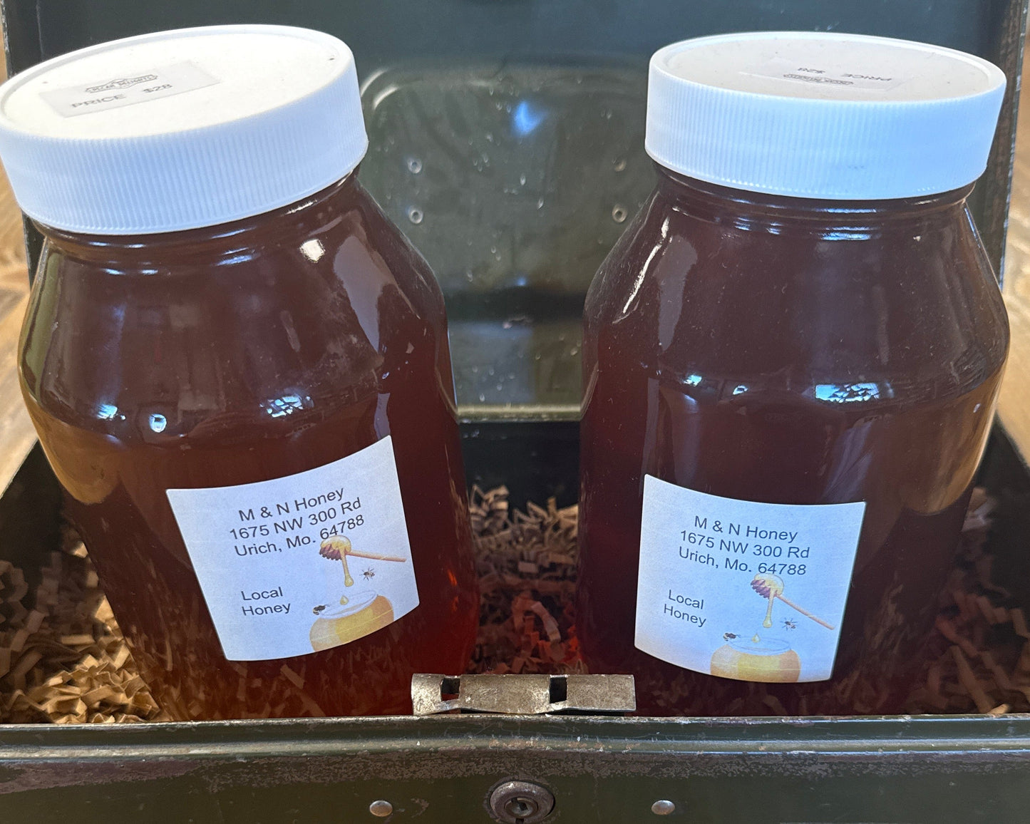 Quart Sized Honey Jar