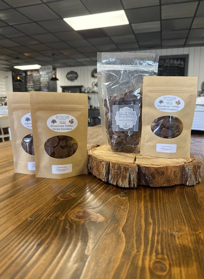 Chocolate Toffee Pecan Clusters